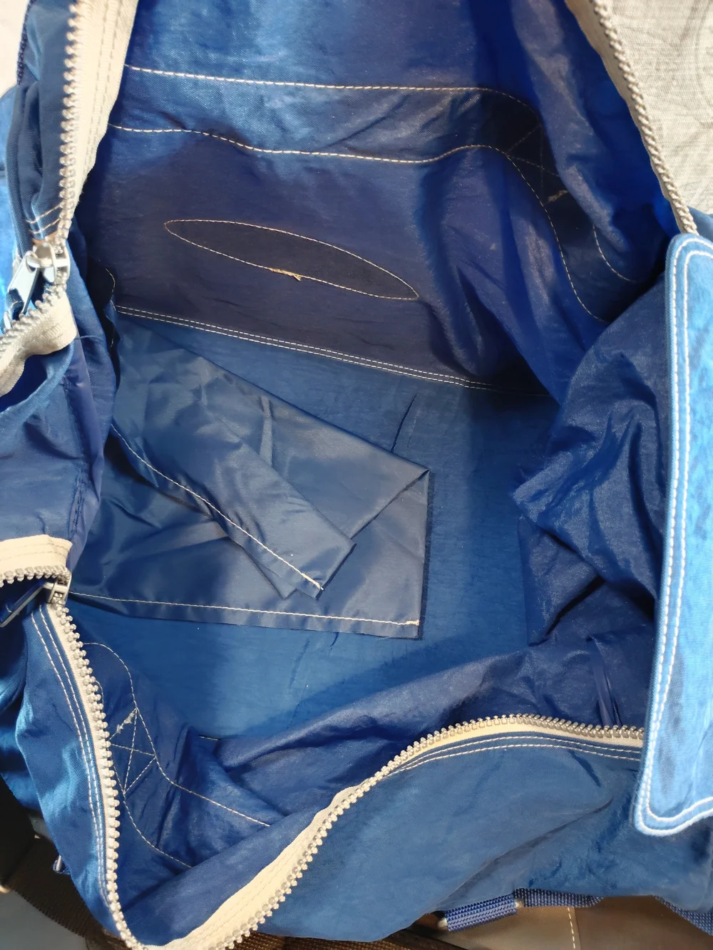 Pepsi 1990's Blue Nylon 2in1 Duffle Bag W/ Detachable Side Bag